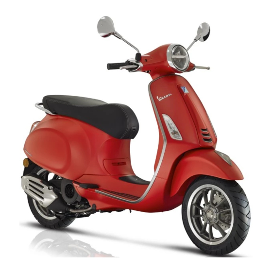 VESPA PRIMAVERA S MANUAL Pdf Download | ManualsLib