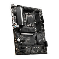 MSI PRO B660-A DDR4 User Manual