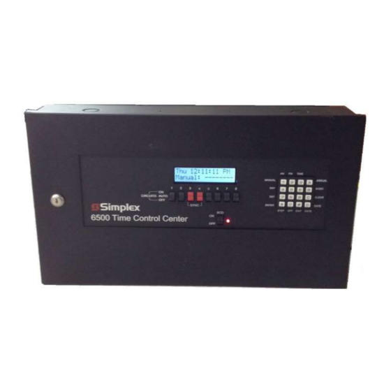 SIMPLEX 6500 MANUAL Pdf Download ManualsLib