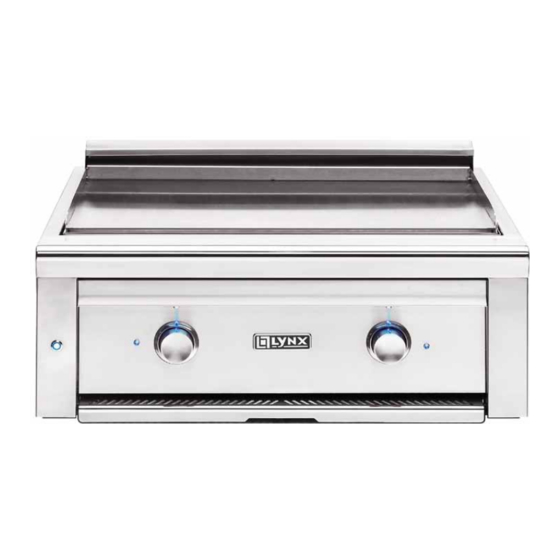 Lynx ASADO L30AGF Care & Use/Installation Manual