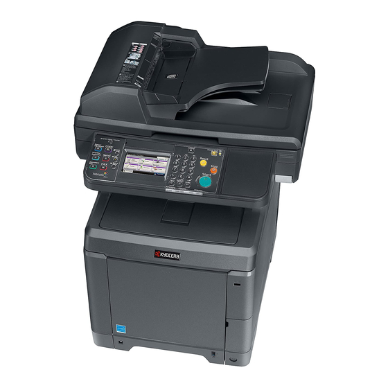 Kyocera TASKalfa 266ci Quick Installation Manual