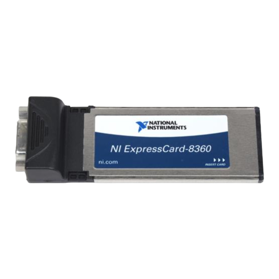National Instruments VXI Express Series Installation Manual
