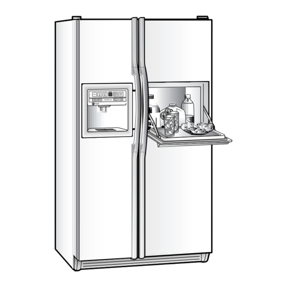 GE Profile TPS24PBDBS Refrigerator Manuals