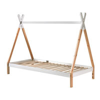 Vipack TIPI BED LP 90x200 Assembly Instructions Manual