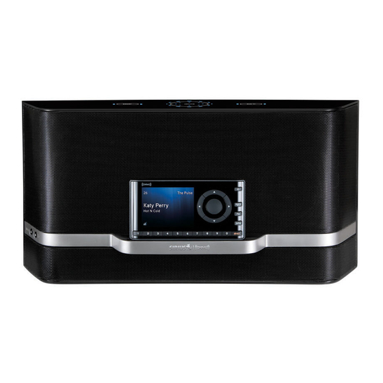 Sirius XM RAdio Portable Speakers Dock Quick Start Manual