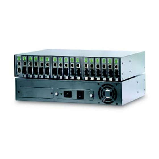 KTI Networks Modular Media Converter Center System KC-1300 Operation Manual