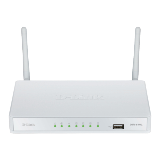 D-Link DIR-640L User Manual