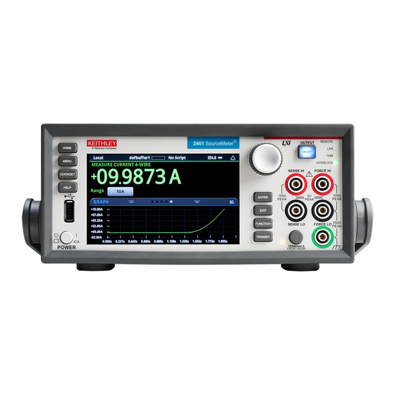 Keithley 2461 Quick Start Manual