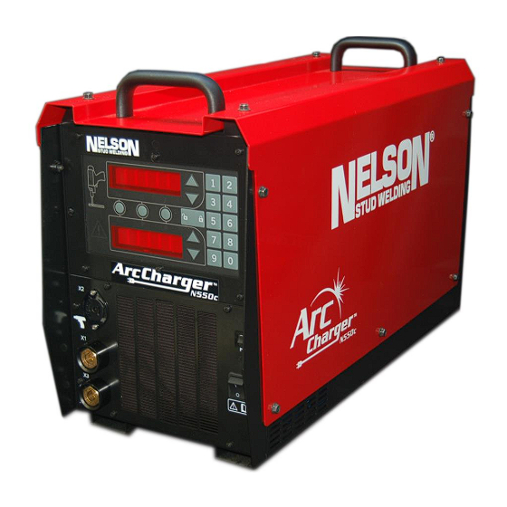 Nelson ArcCharger N550C DOMESTIC Operation Manual