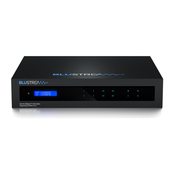 Bluestream HMXL88ARC Quick Reference Manual