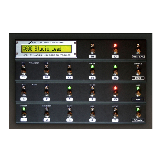 Fractal MFC-101 Firmware Update Manual