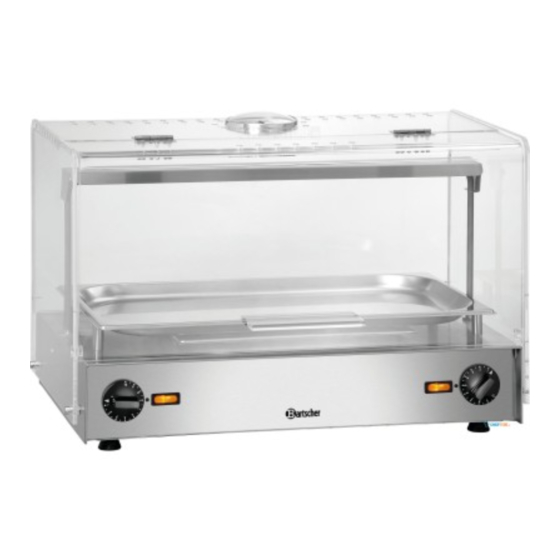 Comptoir chauffant Bartscher GN1110-R