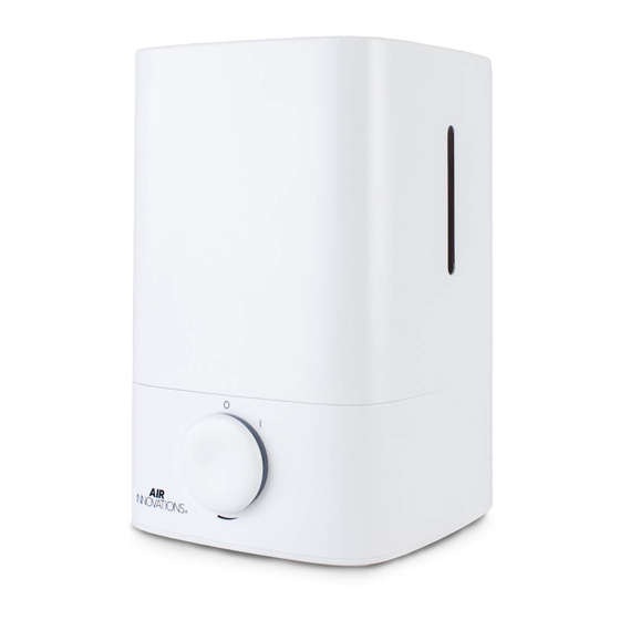 AIR INNOVATIONS CLEAN MIST MH419 INSTRUCTION MANUAL AND WARRANTY