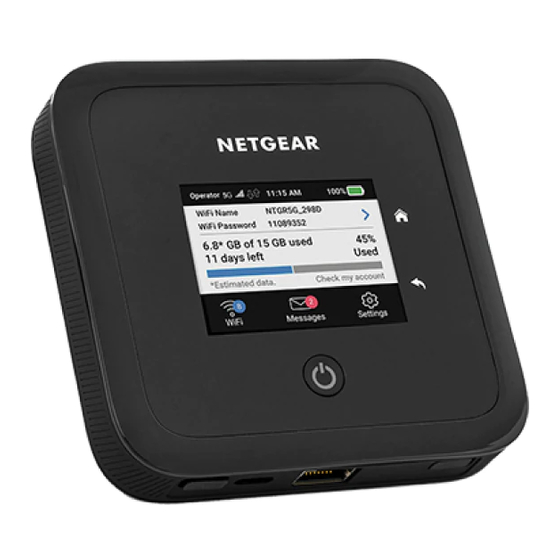 NETGEAR NIGHTHAWK M5 QUICK START MANUAL Pdf Download ManualsLib