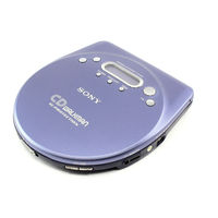 Sony CD Walkman D-E880 Manuals | ManualsLib