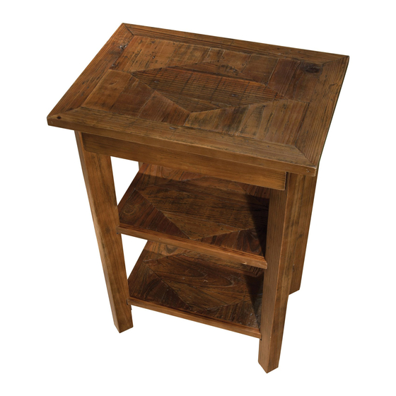 BOLTON FURNITURE 2 SHELF END TABLE ASSEMBLY INSTRUCTIONS Pdf Download