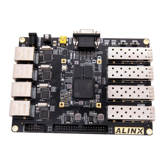 ALINX ARTIX-7 USER MANUAL Pdf Download | ManualsLib