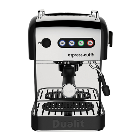 DUALIT ESPRESS-AUTO COFFEE & TEA MACHINE INSTRUCTION MANUAL & GUARANTEE ...