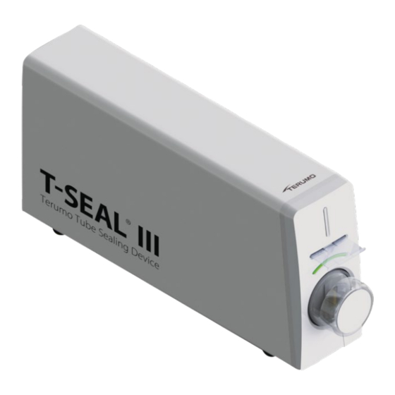 TERUMO TSEAL III OPERATOR'S MANUAL Pdf Download ManualsLib