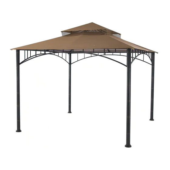 CANVAS HAVANA GAZEBO ASSEMBLY INSTRUCTIONS MANUAL Pdf Download | ManualsLib