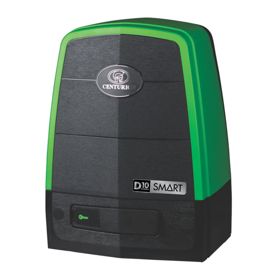 CENTURION SYSTEMS D10 SMART INSTALLATION MANUAL Pdf Download ManualsLib