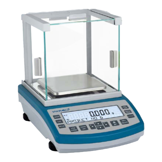 VWR B2 SERIES USER MANUAL Pdf Download ManualsLib