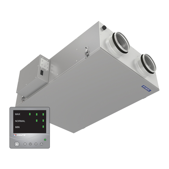 Vents VUT2 250 P EC User's Operation Manual