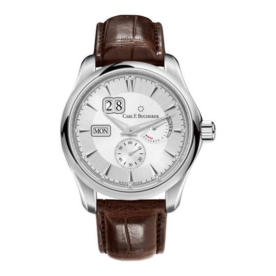 Carl F. Bucherer MANERO POWERRESERVE Instructions Manual