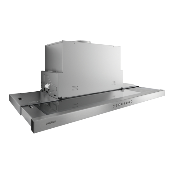 Gaggenau AF210762 User Manual And Assembly Instructions