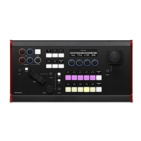 User Manuals: SKAARHOJ RC-SK5 Remote Camera Controller