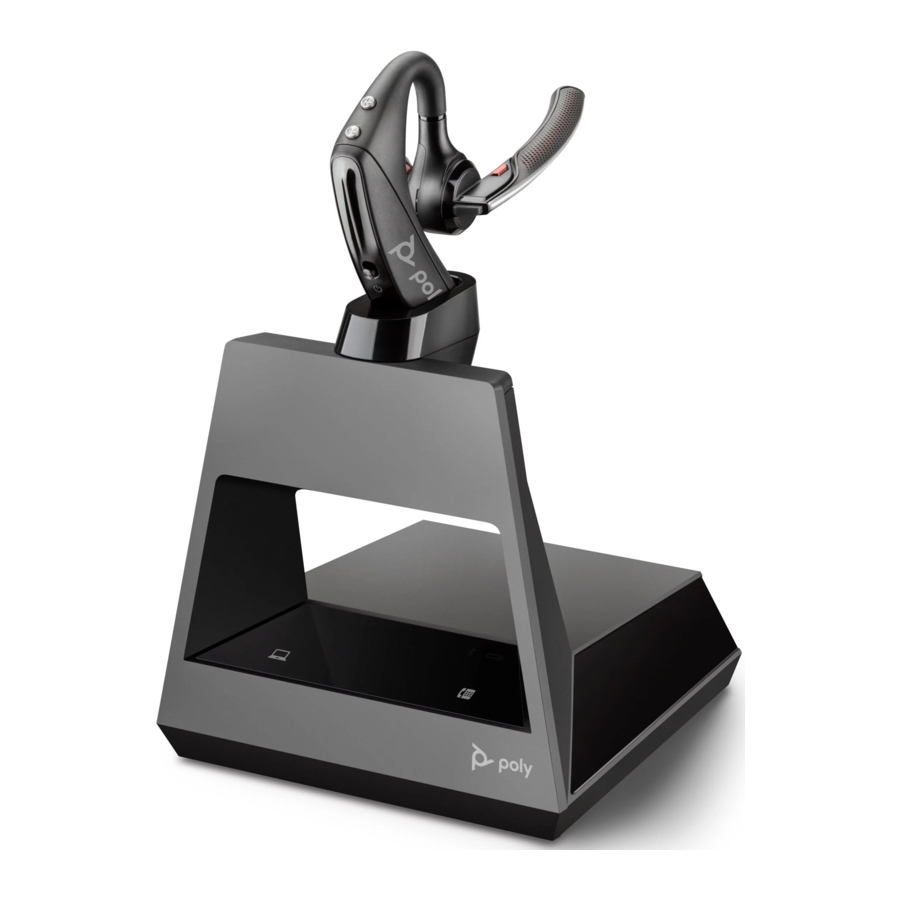 Poly Voyager 5200 - Office Bluetooth Headset System Manual