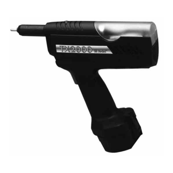 Avdel TX2000 Instruction Manual
