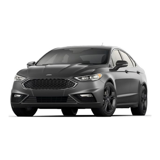 Ford 2017 FUSION Manuals
