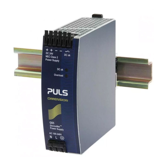 Puls QS5.DNET Instruction Manual