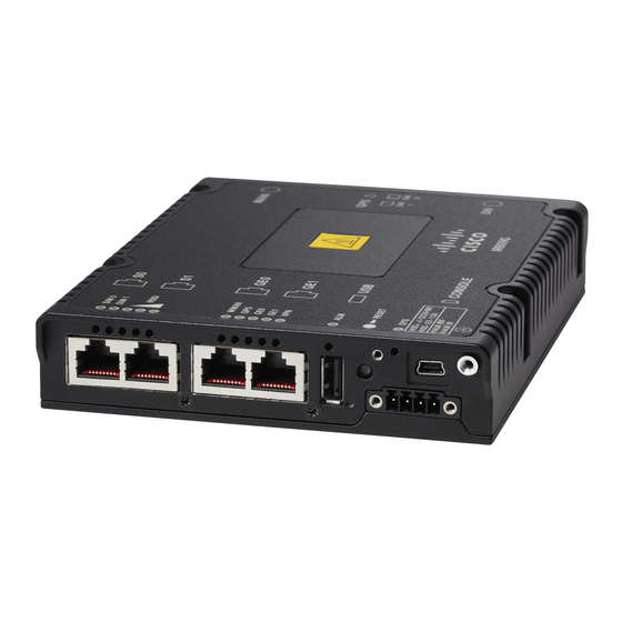Cisco IR809 Installation Instructions Manual