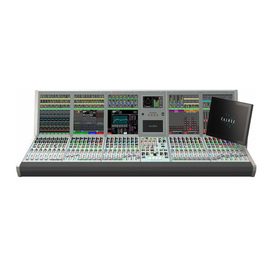 User Manuals: Calrec Artemis Broadcast Audio Console