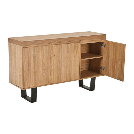 FANTASTIC FURNITURE BRIDGE BUFFET 3 DOOR MK2 OAK MANUAL Pdf Download ...