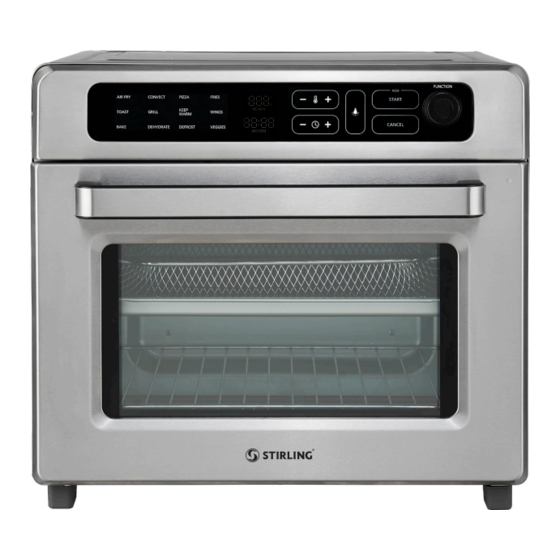 stirling black edition electric oven