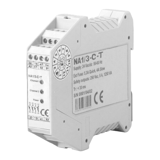 CARLO GAVAZZI NA13CT USER MANUAL Pdf Download ManualsLib