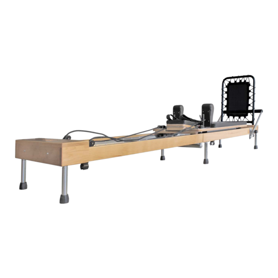 BYRON BAY PILATES PILATES FOLDABLE PRO REFORMER ASSEMBLY & INSTRUCTION