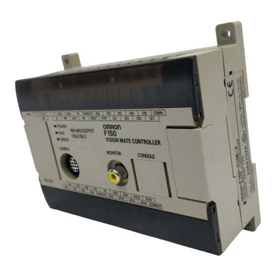 Omron F150-3 - MANUAL 2 Operation Manual