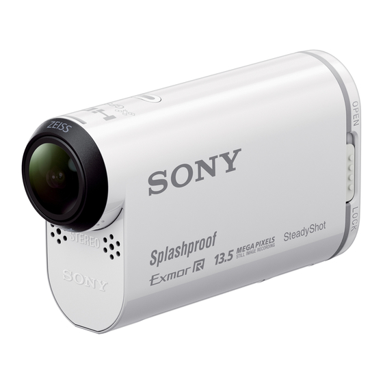 Sony HDR-AS100V Handbook