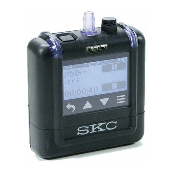 SKC Pocket Pump TOUCH Operating Instructions Manual