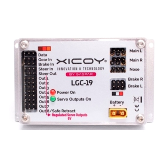 Gaspar XICOY LGC19 User Manual