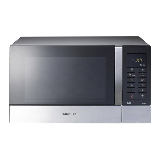 Samsung GE89MST Owner's Instructions And Cooking Manual