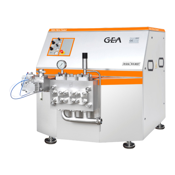 GEA Ariete NS3015P Instruction Manual