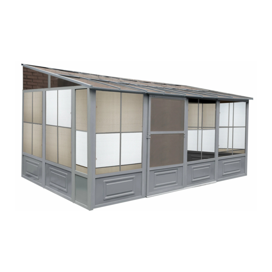 Gazebo penguin W1610 Assembly Instructions Manual