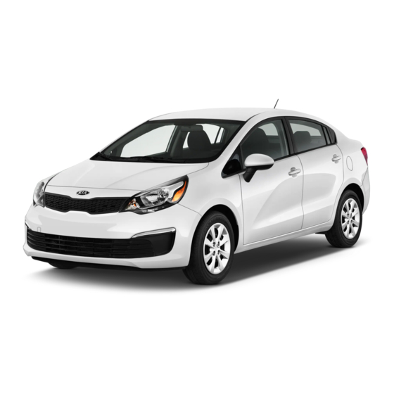 KIA RIO 2017 FEATURES & FUNCTIONS MANUAL Pdf Download | ManualsLib