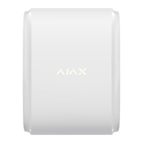 AJAX DUALCURTAIN OUTDOOR USER MANUAL Pdf Download ManualsLib
