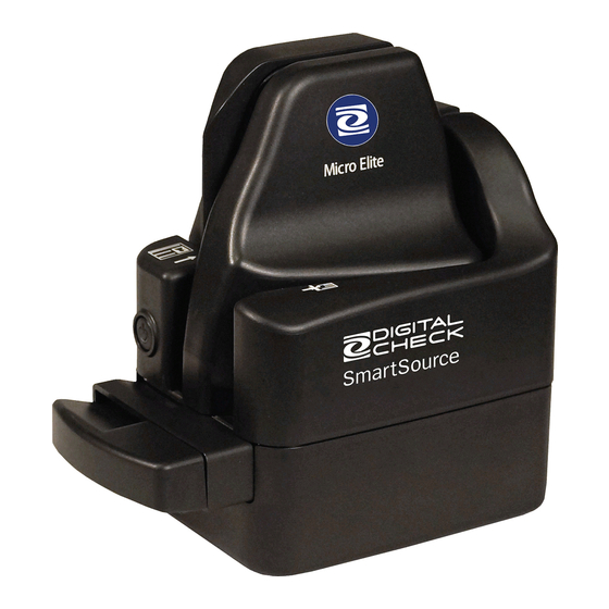 DIGITAL CHECK SMARTSOURCE MICRO ELITE IJ INSTALLATION AND OPERATION ...